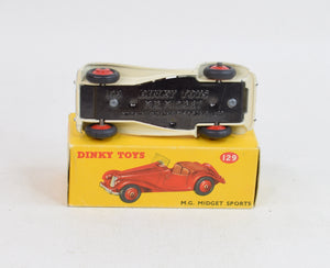 Dinky toys 129 M.G Midget U.S export Issue Virtually Mint/Nice box