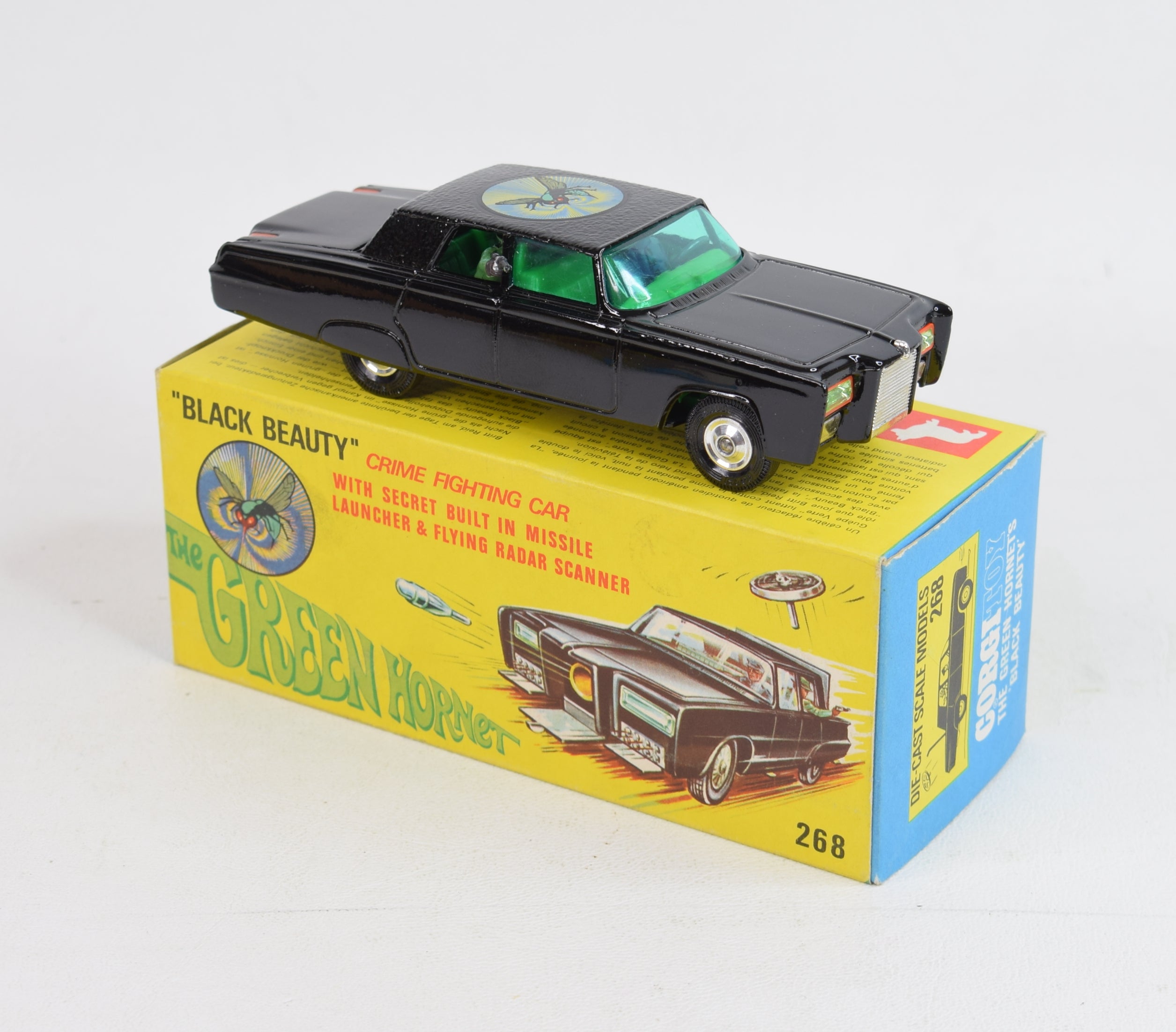 Corgi toys boîte box repro 268 the green hornet's black beauty Corgi toys boîte box repro 268 the green hornet's black beauty