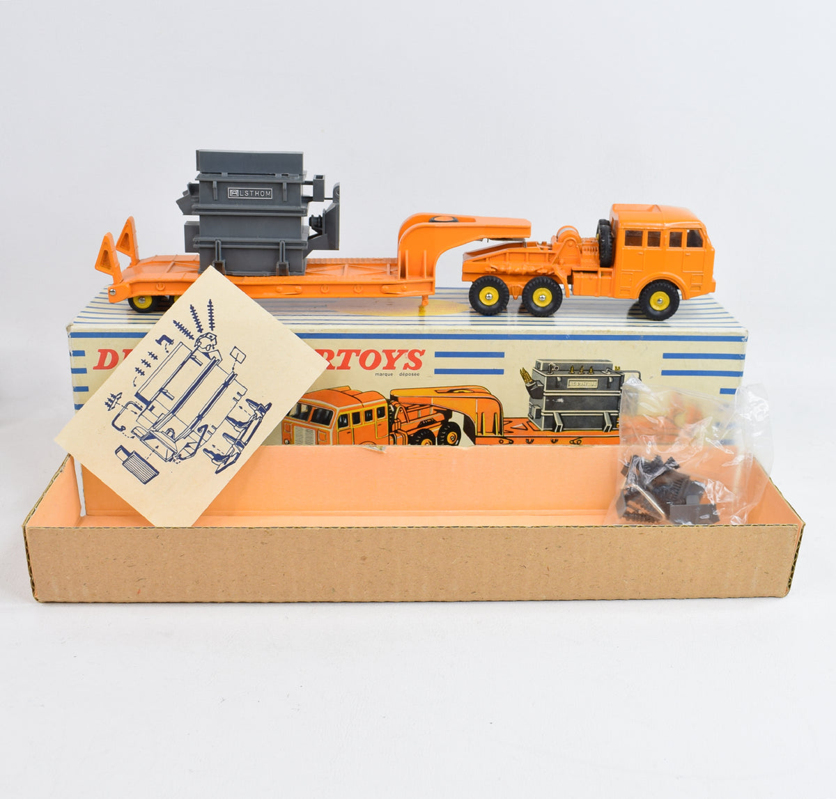 Dinky toy 898 Berliet Low loader with Transformer Virtually Mint/Boxed