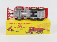 Dinky toys 959 Foden Dump Truck Virtually Mint/Lovely box (MC)
