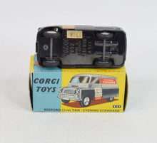 Corgi Toys 421 Bedford Van 'Evening Standard' Virtually Mint/Boxed (Silver roof)