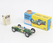 Corgi toys 155 Lotus-Climax F1 Virtually Mint/Nice box