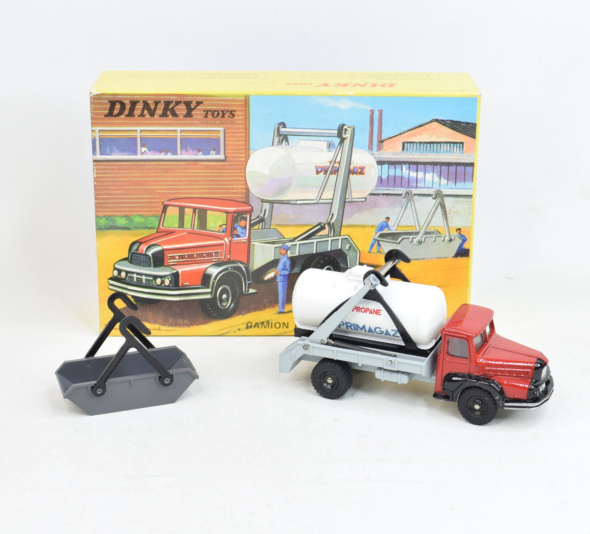 French Dinky 805 Unic Multi Skip & Gas Tanker Virtually Mint/Nice box 