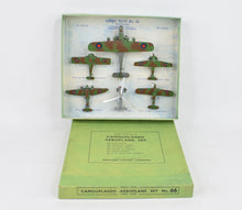 Dinky Toys Gift Set 66 Camouflaged Aeroplane set (light camo) Very Near Mint/Boxed (Carlton)