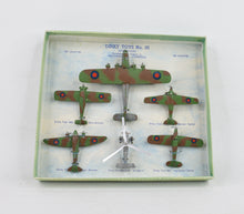 Dinky Toys Gift Set 66 Camouflaged Aeroplane set (light camo) Very Near Mint/Boxed (Carlton)