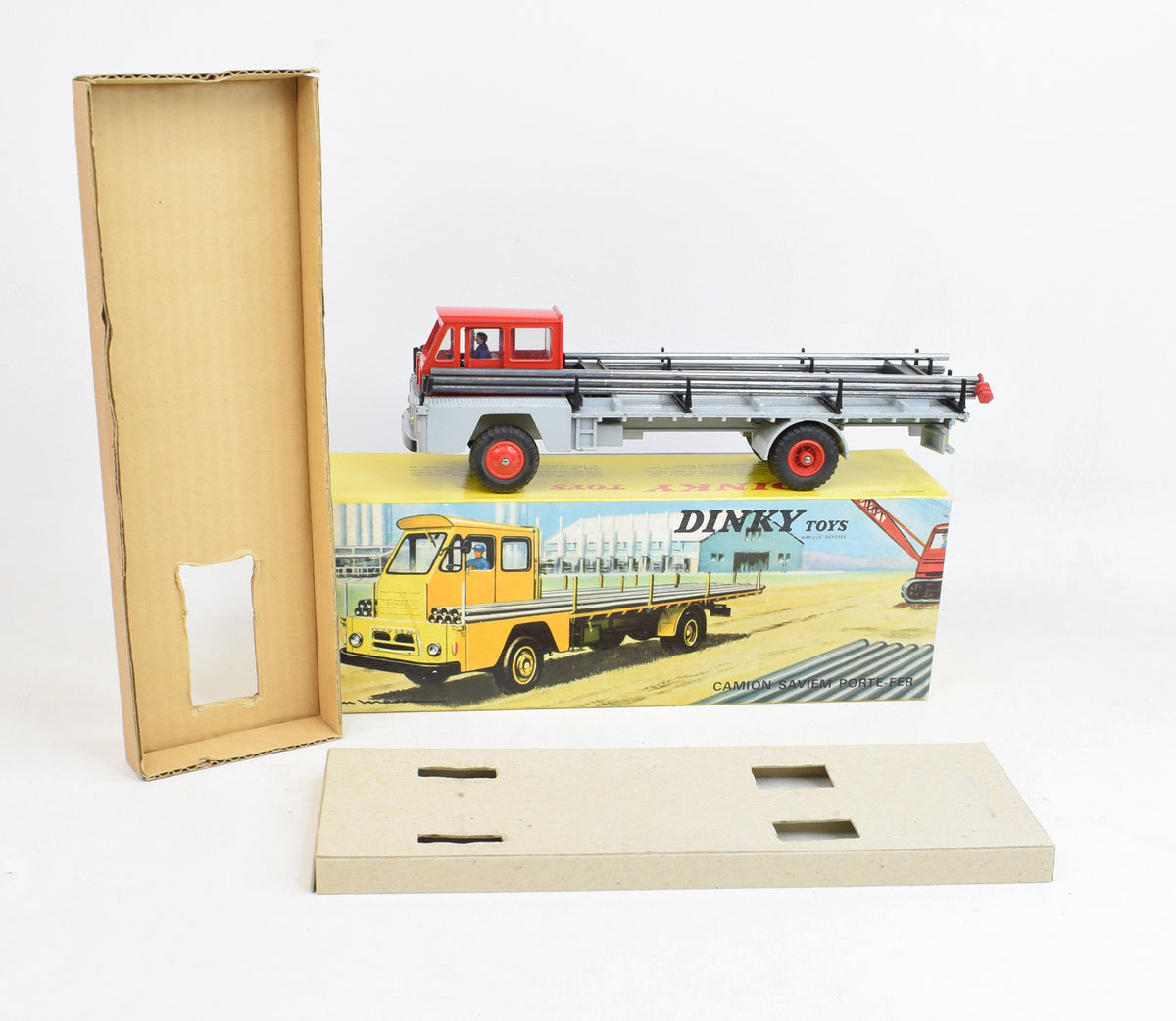 French Dinky 885 Camion Steel Carrier Virtually Mint/Nice box 