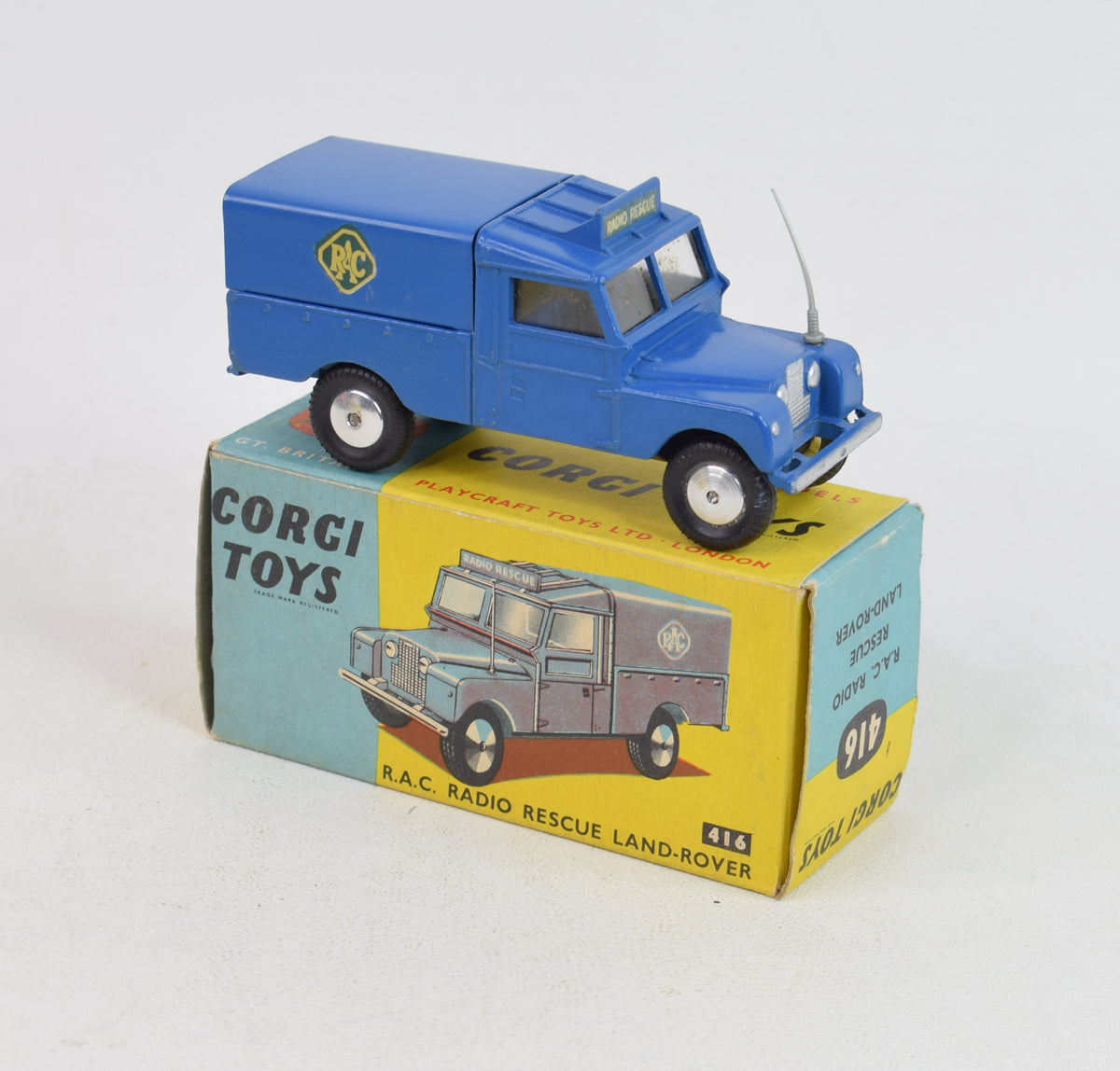 Corgi Toys 416 R.A.C Land-Rover Virtually Mint/Boxed