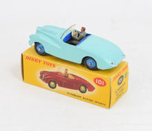 Dinky toy 101 Sunbeam Alpine Virtually Mint/Boxed