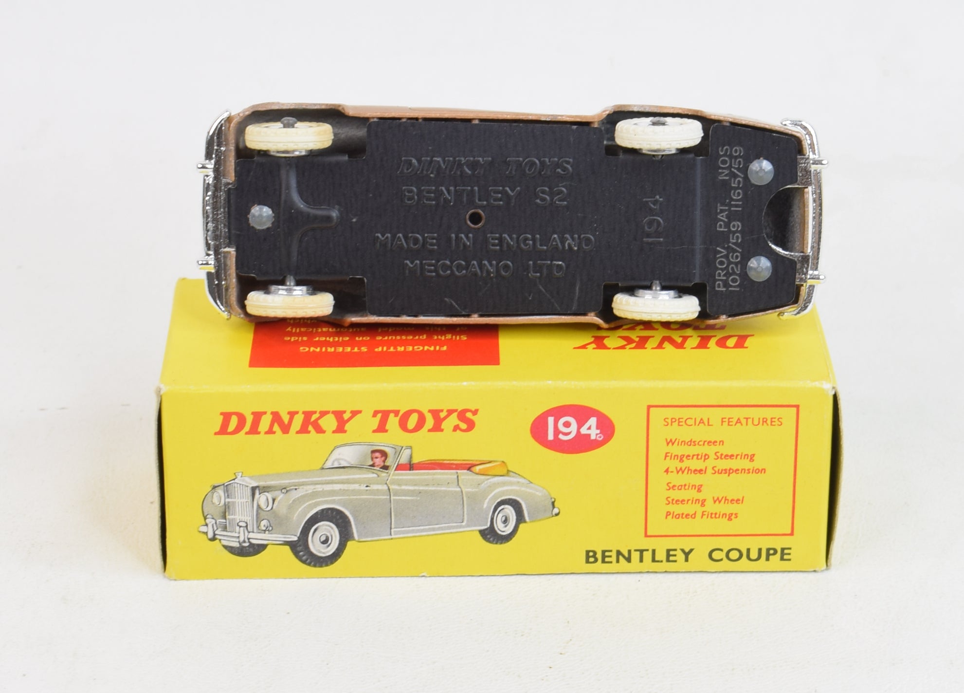 Dinky Toys GB No. 194 Bentley Coupé Never Unplayed IN Dinky Toys GB No. 194 Bentley Coupé Never Unplayed IN