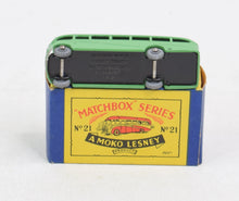 Matchbox Lesney 21 Bedford Duple RW/B2 box Virtually Mint/Nice box