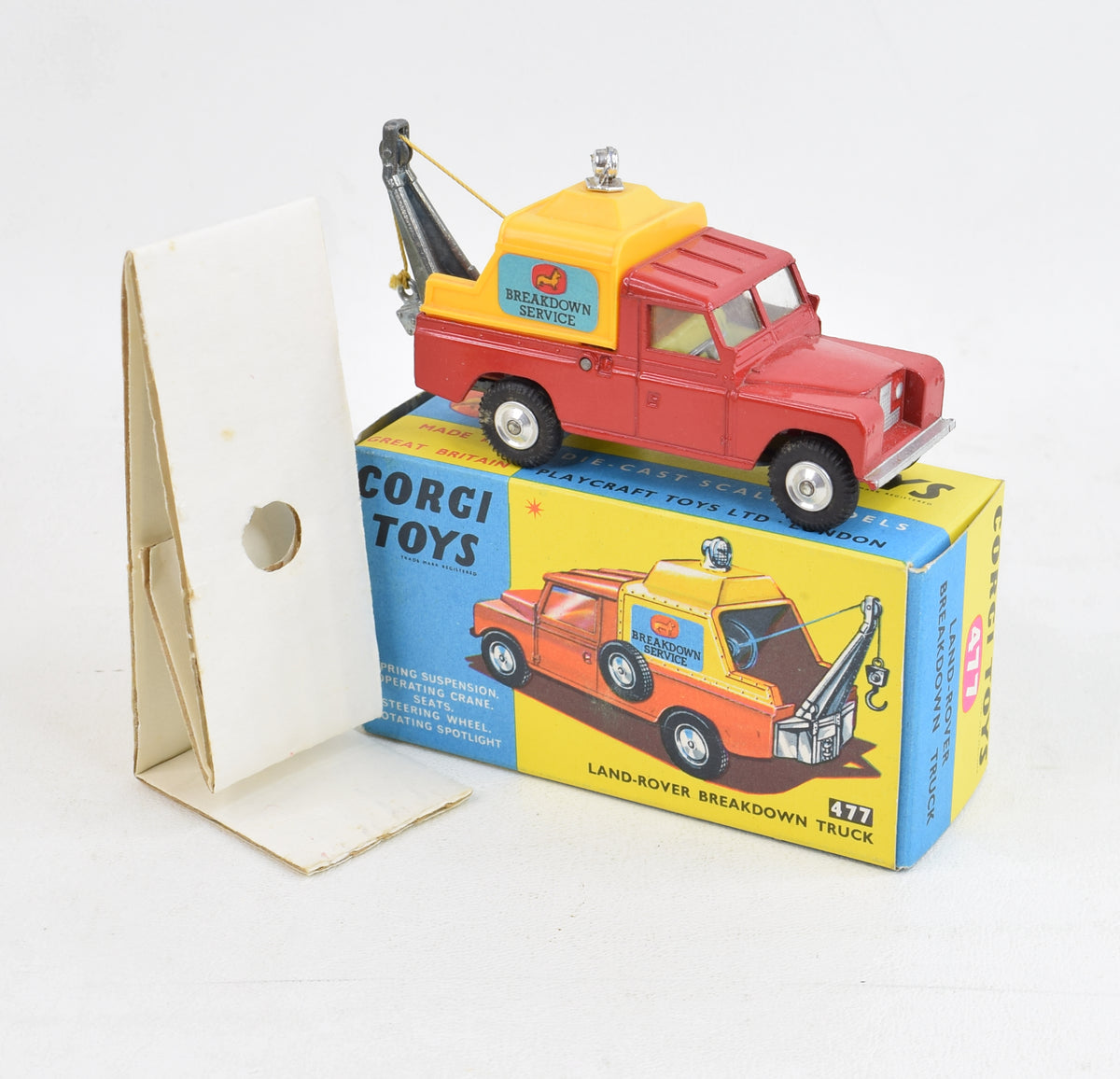 Corgi Toys 477 Land-Rover Breakdown Virtually Mint/Nice box 