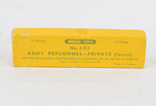 Dinky toys 603 Army Personnel private seated Mint/Boxed (Carlton)