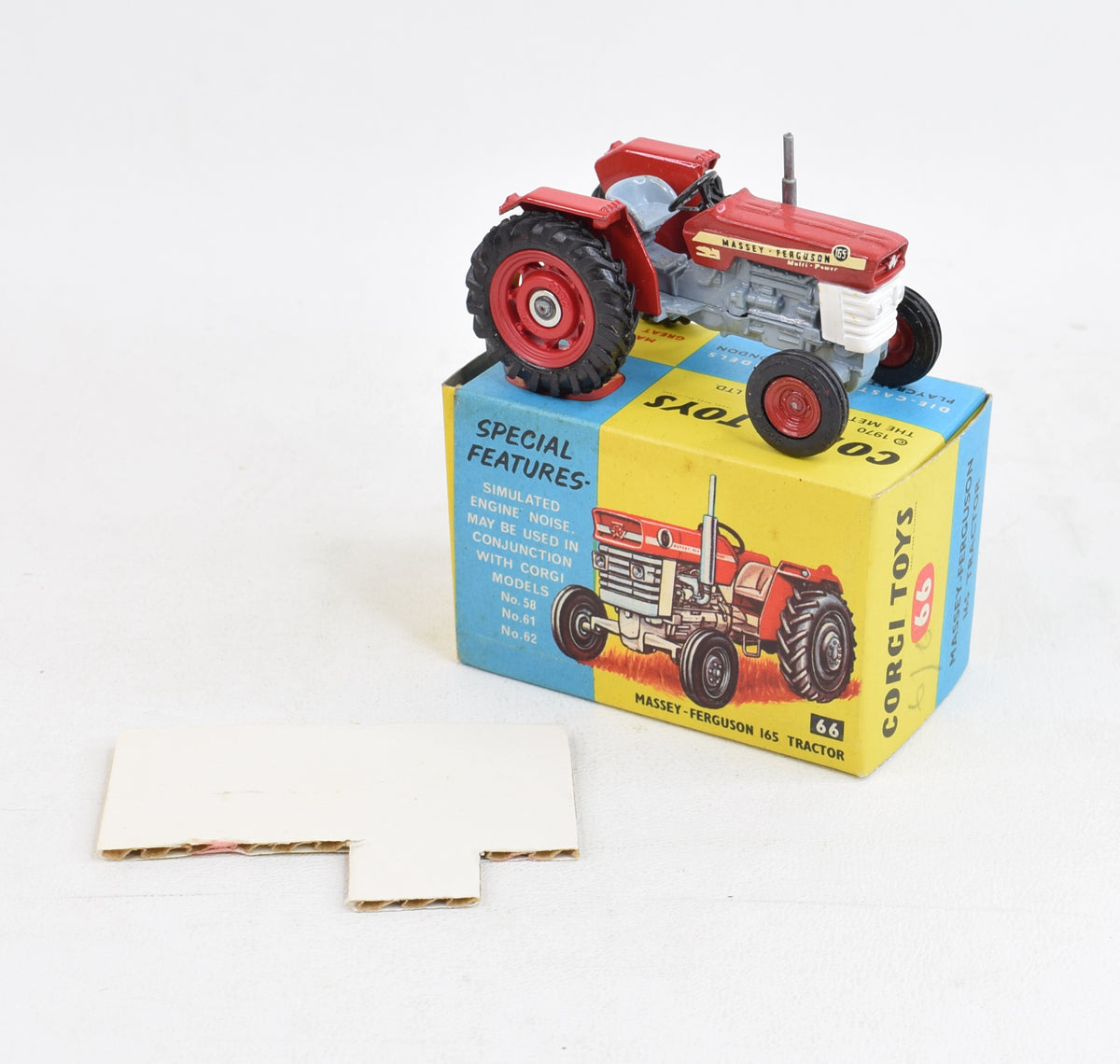 Corgi Toys 66 Massey-Ferguson Tractor Virtually Mint/Nice box 