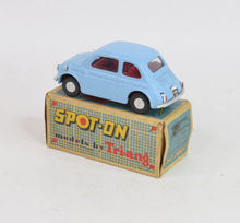 Spot-on 185 Fiat 500 Virtually Mint/Boxed (red interior)