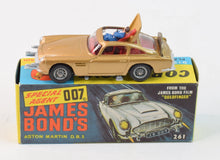 Corgi Toys 261 James Bond DB5 Virtually Mint/Nice box (Toffee Gold)