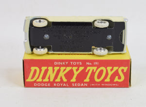 Dinky Toys 191 Dodge Royal Sedan Virtually Mint/Boxed