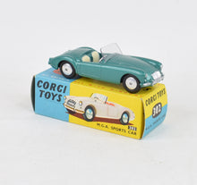 Corgi Toys 302 M.G.A Sports Car Virtually Mint/Lovely box (Carlton)