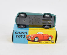 Corgi Toys 302 M.G.A Sports Car Virtually Mint/Lovely box (Carlton)