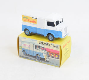 French Dinky Toys 561 Camionette 'Glaces Gervais' Virtually Mint/Nice box "The J. W Collection"