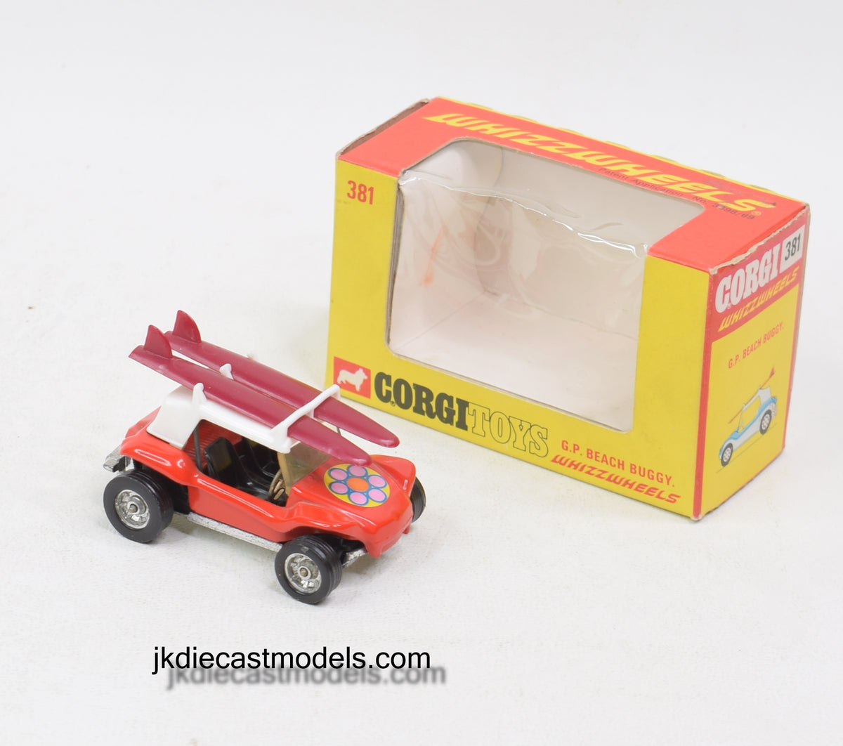 Corgi toys 381 G.P Beach Buggy Mint/Boxed (Dished hubs) 'Avonmore Collection'