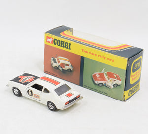 Corgi toys 331 Ford 3 litre Capri Virtually Mint/Nice box 'Blue & Yellow Collection'