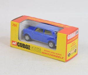Corgi toys 204 Morris Mini Minor Virtually Mint/Nice box