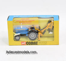 Corgi toys 72 Ford 5000 Super Major with Trenching bucket Virtually Mint/Nice box 'Swansea Collection'