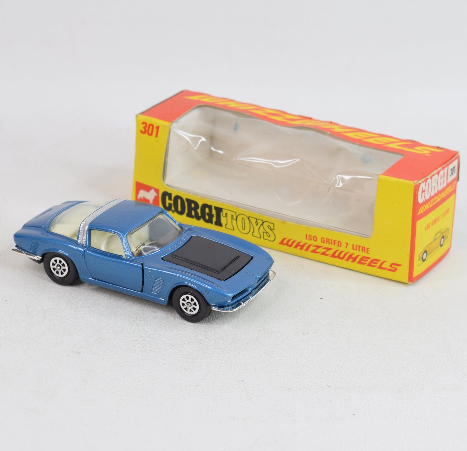 Corgi toys 301 Iso Grifo  Virtually Mint/Nice box