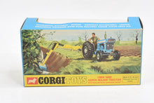 Corgi toys 72 Ford 5000 Super Major with Trenching bucket Virtually Mint/Nice box 'Swansea Collection'
