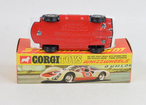 Corgi toys 371 Porsche Virtually Mint/Nice box (dark blue engine cover)