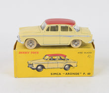 Dinky Toys 544 Simca 'Aronde' P.60 Virtually Mint/Nice box