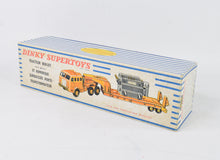 Dinky toy 898 Berliet Low loader with Transformer Very Near Mint/Nice box