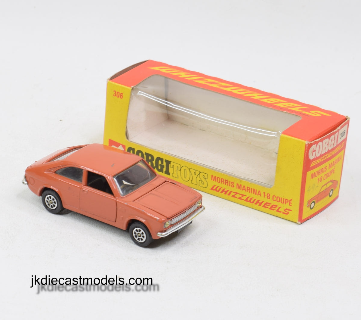 Corgi toys 306 Morris Marina 1.8 Coupe Near Mint/Boxed (Very unusual colour) 'Cricklewood Collection'