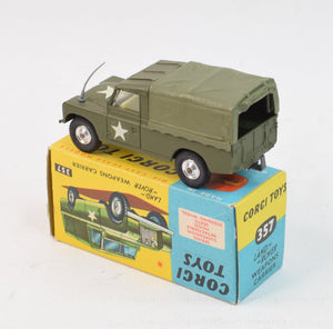 Corgi Toys 357 Land-Rover Weapons carrier Virtually Mint/Boxed