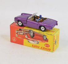 Dinky toy 114 Triumph Spitfire Virtually Mint/Nice box