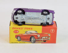 Dinky toy 114 Triumph Spitfire Virtually Mint/Nice box