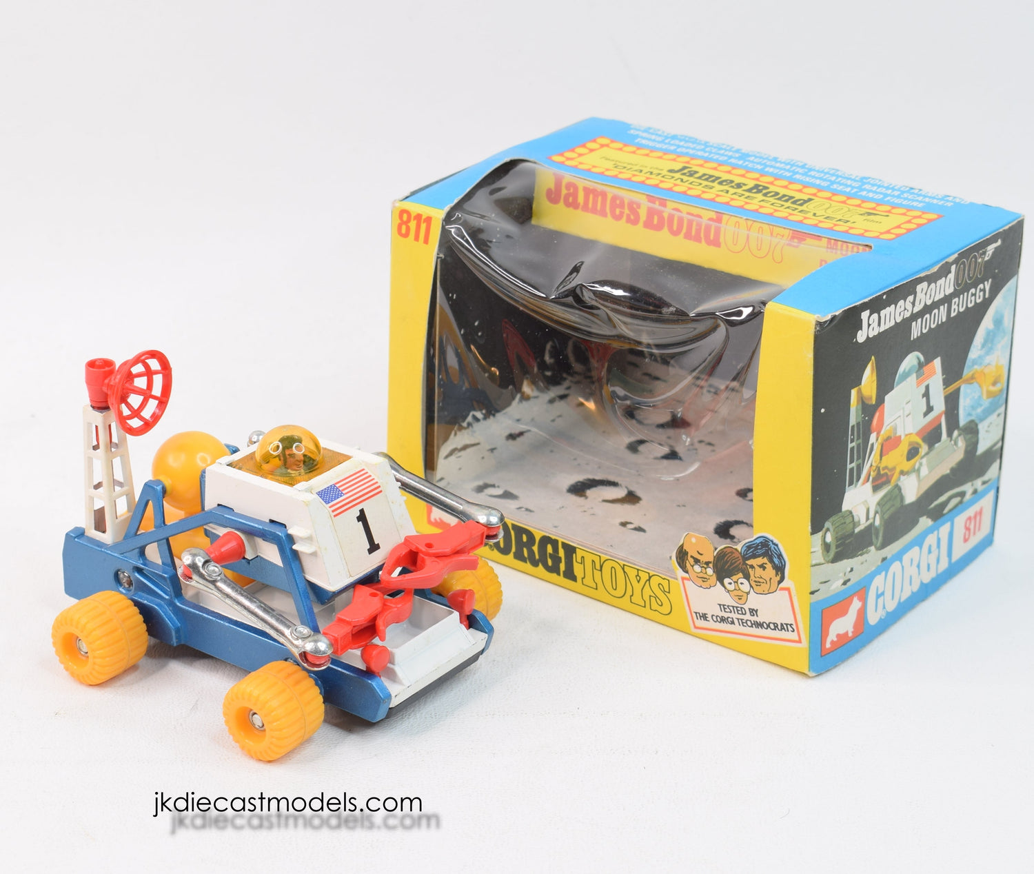 Corgi toys 811 James Bond Moonbuggy Virtually Mint/Nice box