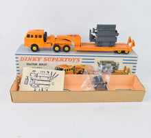 Dinky toy 898 Berliet Low loader with Transformer Very Near Mint/Nice box