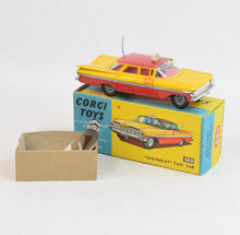 Corgi Toys 480 Chevrolet Taxi Cab Virtually Mint/Nice box