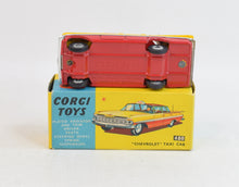 Corgi Toys 480 Chevrolet Taxi Cab Virtually Mint/Nice box
