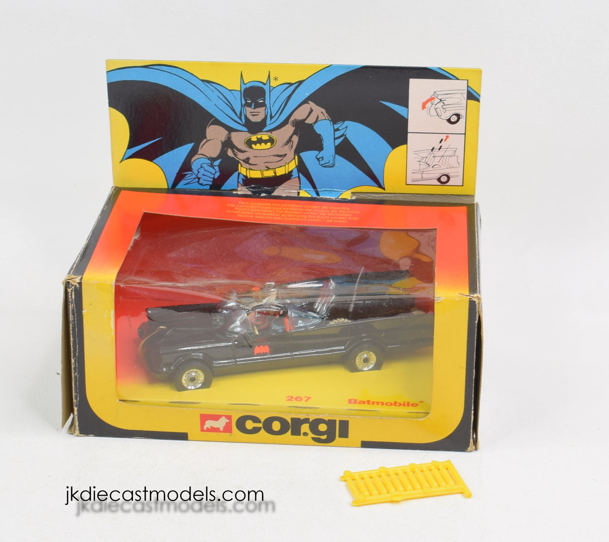 Corgi toys 267 Batmobile Virtually Mint/Boxed ''The Winchester Collection''