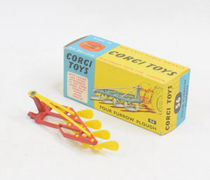 Corgi toys 56 Four Furrow Plough Virtually Mint/Boxed ''The Winchester Collection''