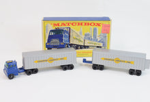 Matchbox Lesney M-9 Interstate Double Freighter Virtually Mint/Nice box