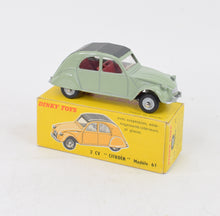 French Dinky 558 Citroen 2cv Virtually Mint/Nice box