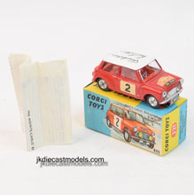 Corgi toys 321 B.M.C Mini Cooper 'S' Virtually Mint/Lovely box (Rare box)