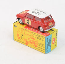 Corgi toys 321 B.M.C Mini Cooper 'S' Virtually Mint/Lovely box (Rare box)