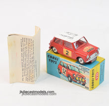 Corgi toys 321 B.M.C Mini Cooper 'S' Virtually Mint/Lovely box