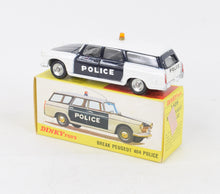 French Dinky  Police car Virtually Mint/Nice box (Late issue)
