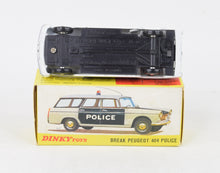 French Dinky  Police car Virtually Mint/Nice box (Late issue)