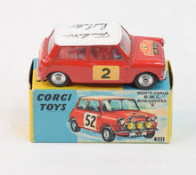 Corgi toys 321 B.M.C Mini Cooper 'S' Virtually Mint/Lovely box